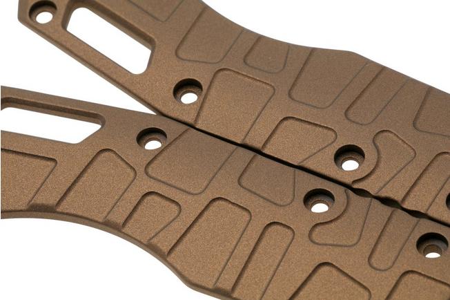 Afbeelding voor Lex Custom Microtech MSI Standard Issue Scales V2 MMSI2TH148, Burnt Bronze Titanium, handgreepschalen