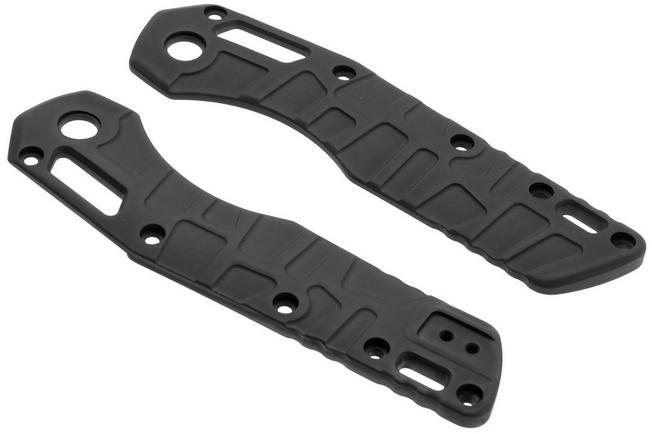Afbeelding voor Lex Custom Microtech MSI Standard Issue Scales V2 MMSI2TH190, Black Titanium, handgreepschalen