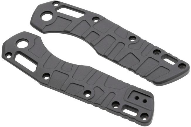 Afbeelding voor Lex Custom Microtech MSI Standard Issue Scales V2 MMSI2TH234, Gray Titanium, handgreepschalen