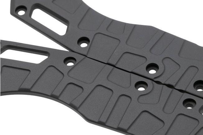 Afbeelding voor Lex Custom Microtech MSI Standard Issue Scales V2 MMSI2TH234, Gray Titanium, handgreepschalen