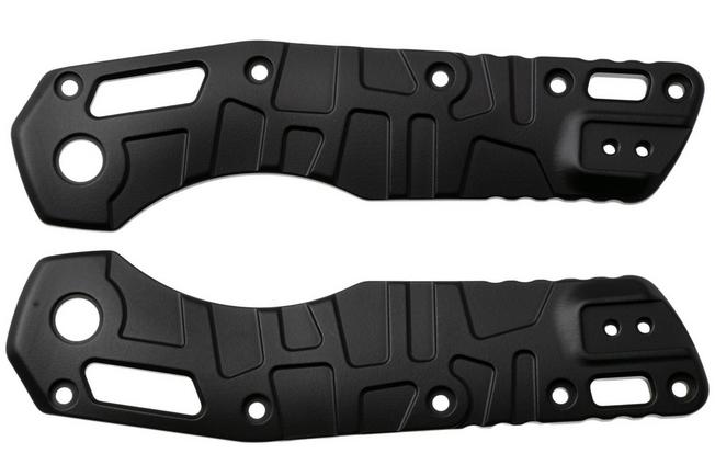 Afbeelding voor Lex Custom Microtech MSI Standard Issue Scales V3 MMSI3TH190, Turtle Armor Black Titanium, handgreepschalen