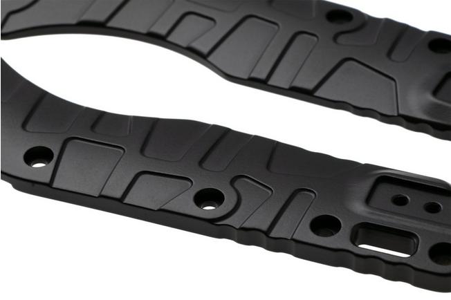Afbeelding voor Lex Custom Microtech MSI Standard Issue Scales V3 MMSI3TH190, Turtle Armor Black Titanium, handgreepschalen