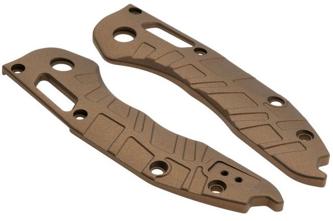 Image pour Lex Custom Microtech Stitch Scales V2 MS2TH148, Burnt Bronze Titanium, plaquettes de manche