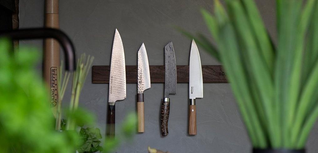 Line-up: damast kitchen knives