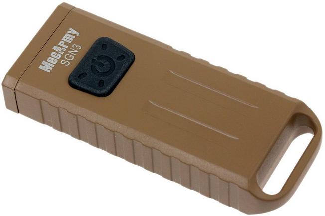 Image for MecArmy SGN3 rechargeable sleutelhangertorch, brown