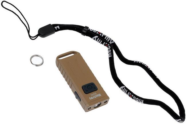 Image for MecArmy SGN3 rechargeable sleutelhangertorch, brown