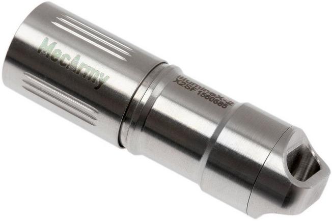 Image for MecArmy illumineX-2 rechargeable torch, stainless steel