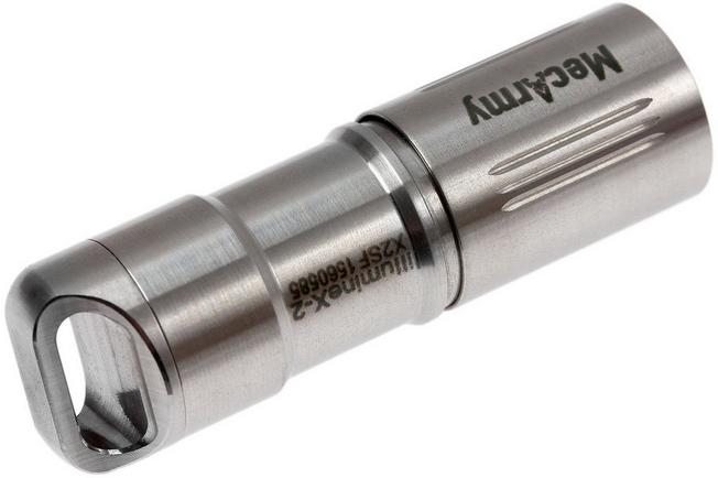 Image for MecArmy illumineX-2 rechargeable torch, stainless steel