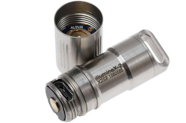 Image for MecArmy illumineX-2 rechargeable torch, stainless steel
