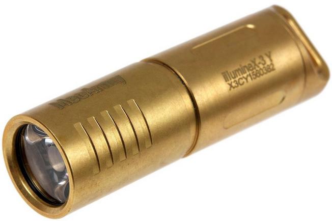 Image for MecArmy illumineX-3y rechargeable torch, messing