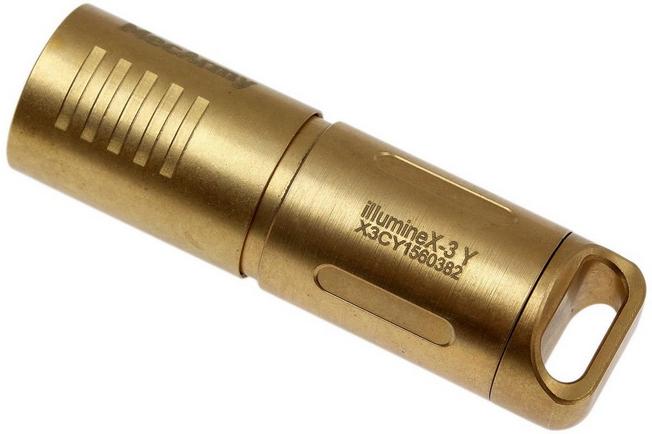 Image for MecArmy illumineX-3y rechargeable torch, messing
