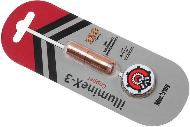 Image for MecArmy illumineX-3 rechargeable torch, copper