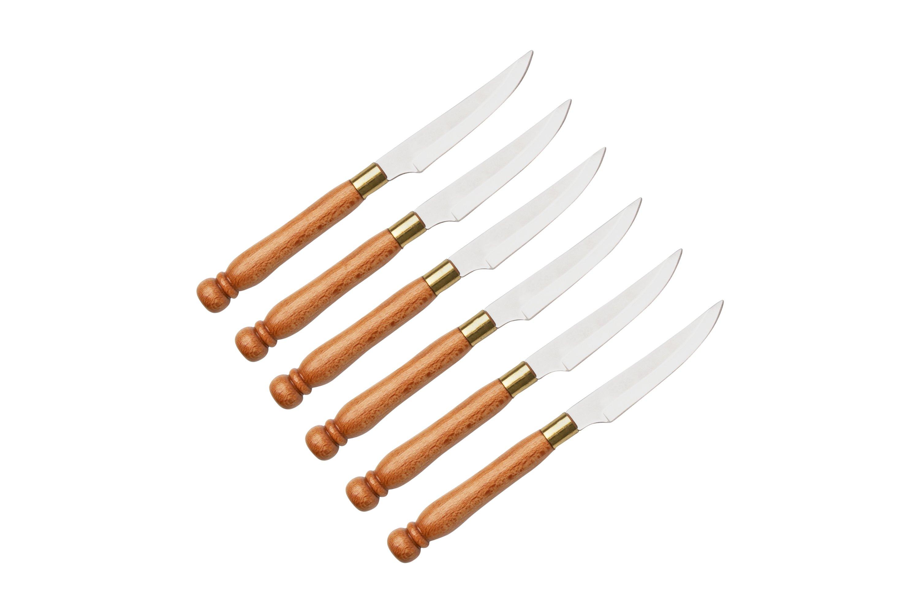 MAM Dessert Knife 1090K, set van 6 dessertmessen Voordelig kopen bij