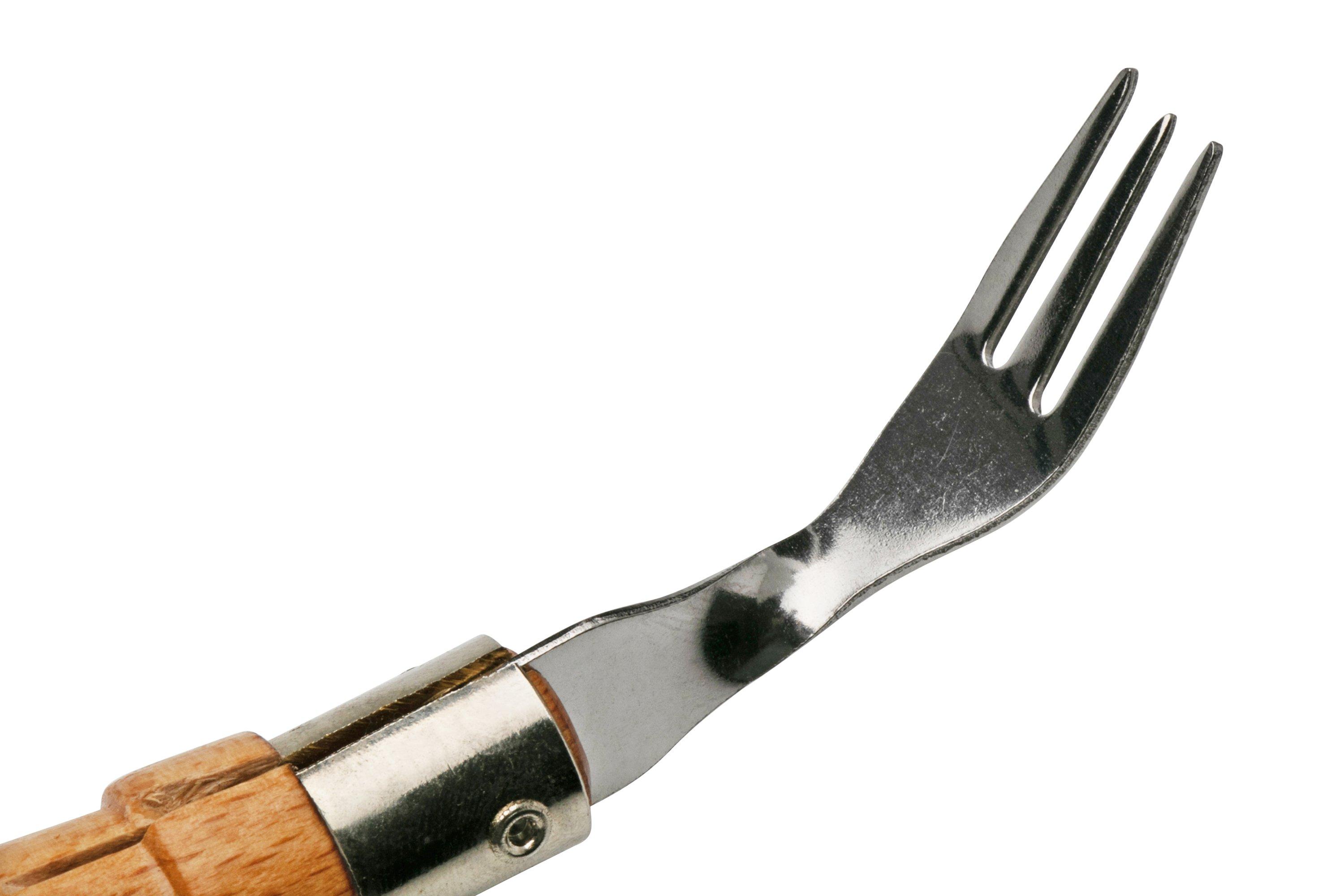 MAM Pocket knife with fork, birch wood 2021, pocket knife