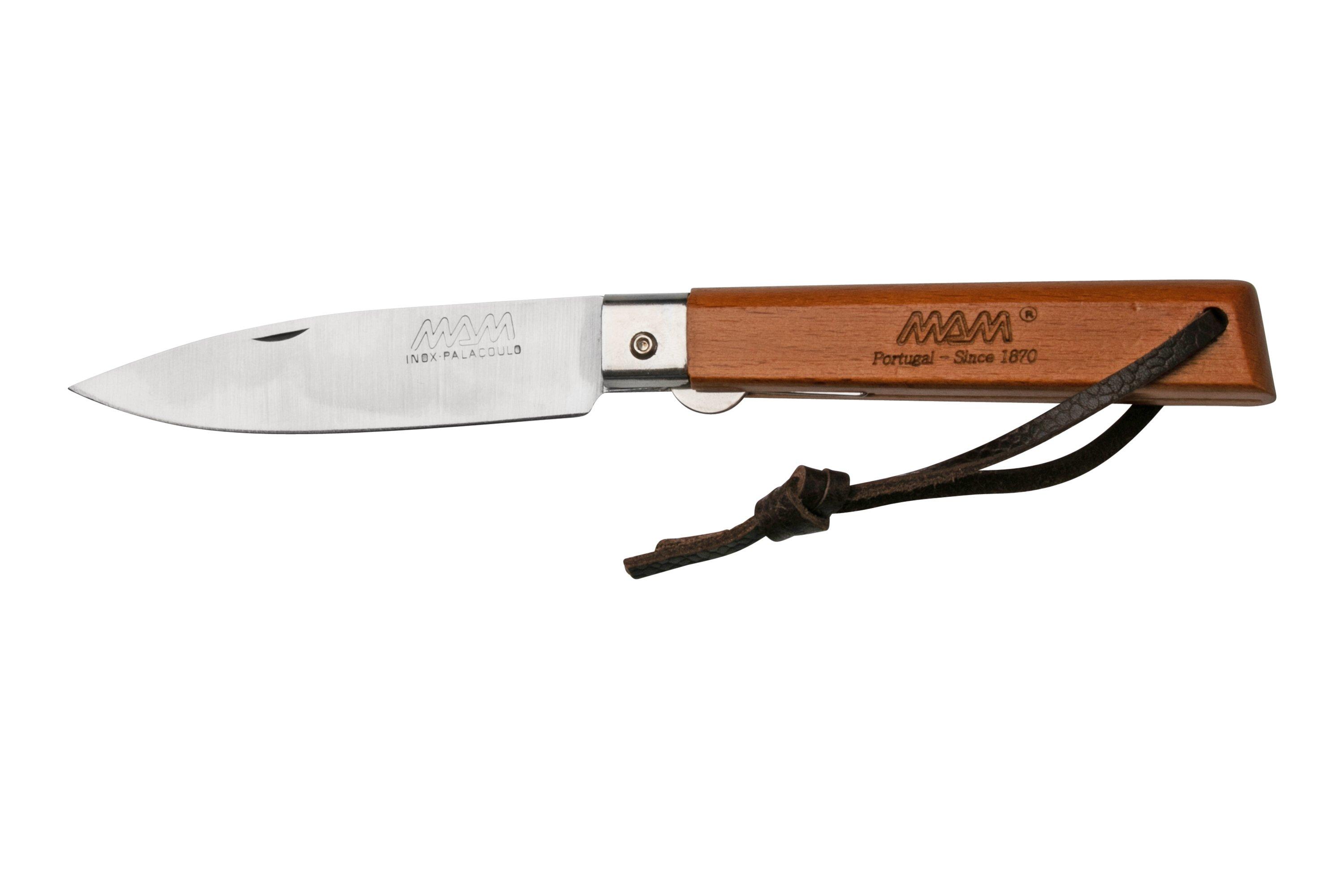 MAM Operario Beech Wood Satinfinish, Linerlock 2038 pocket knife