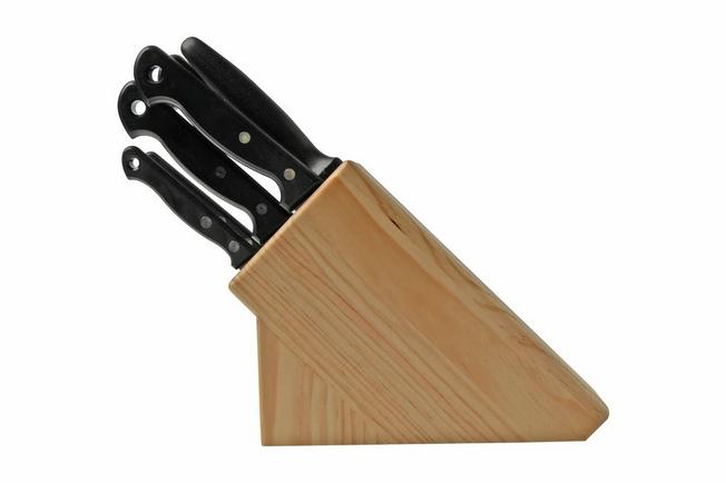V Sabatier Knife Block with Five Knives