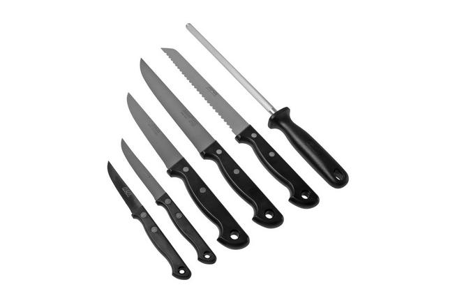 Victorinox SwissClassic 6.7133.7G set de 7 couteaux de cuisine, noir