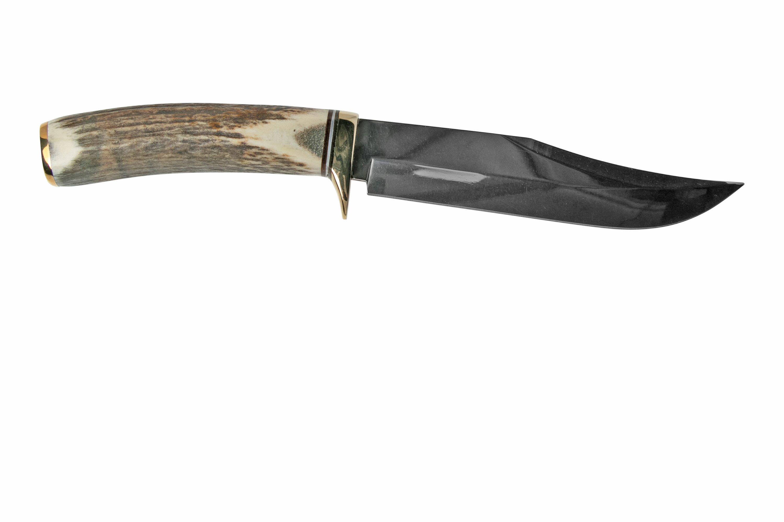 MAM hunting knife deer antler handle 5474 fixed knife Advantageously shopping at Knivesandtools.ie