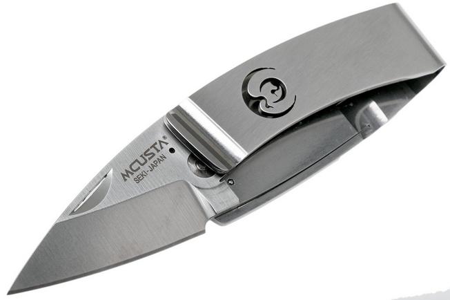 Mcusta MC-0083 Pocket Clip Kamon Crane coltello gentleman