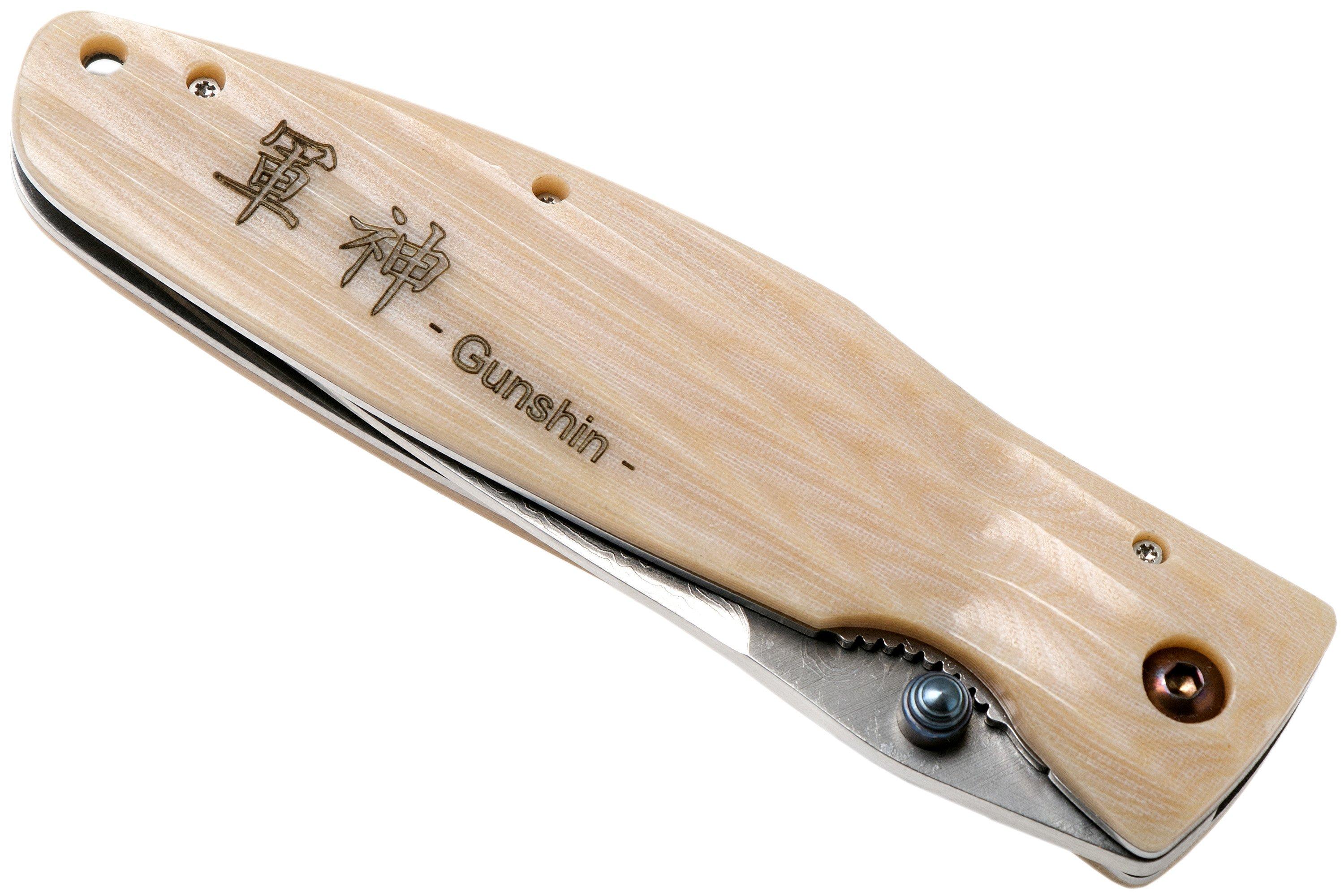 Mcusta MC-0185D Sengoku Uesugi Kenshin, white micarta, gentleman's