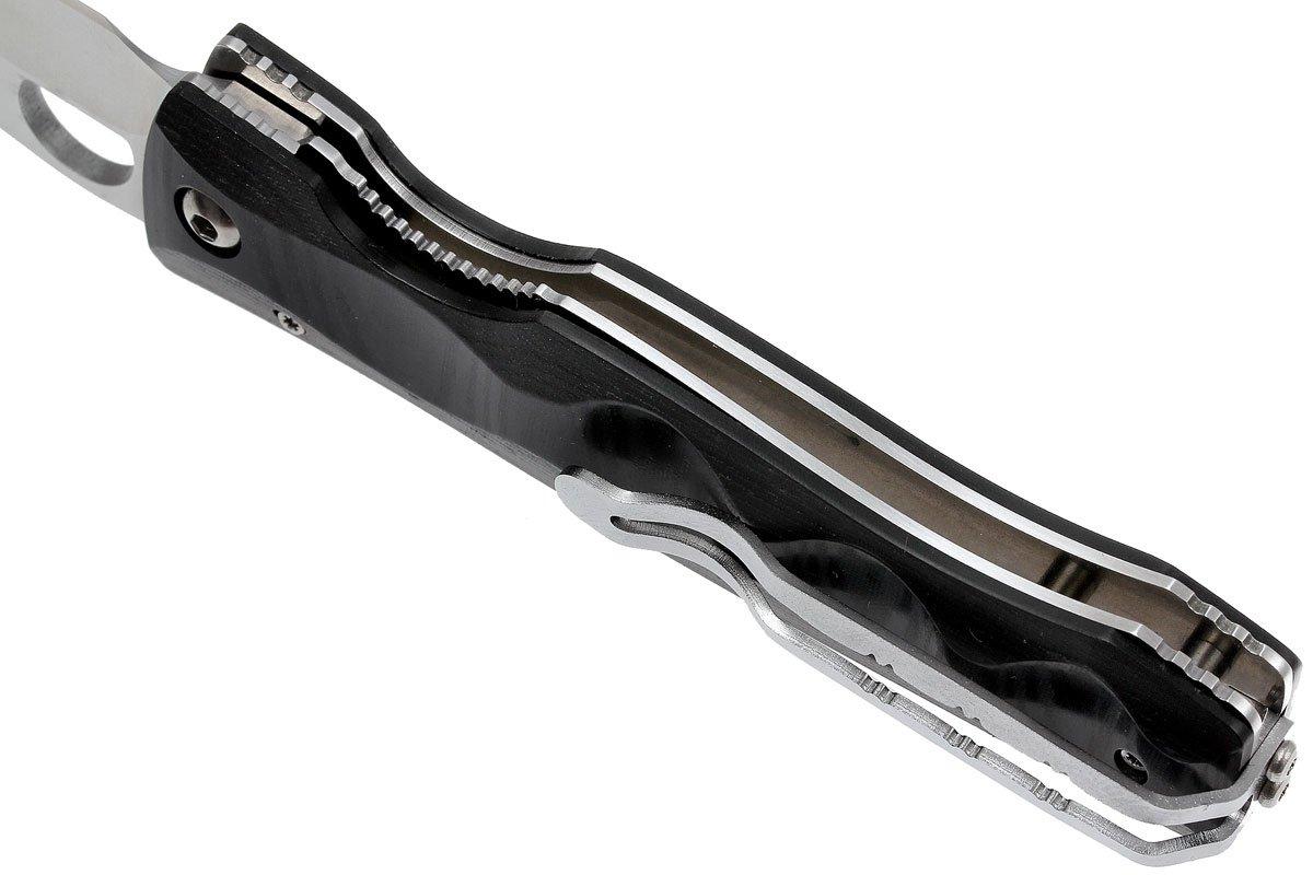 Tac-Force Evolution Outdoormesser – Schwarz, Tanto-Klinge 10,2 Cm, Aus 8CR13-Stahl, Mit G10-Griff Und Nylontasche