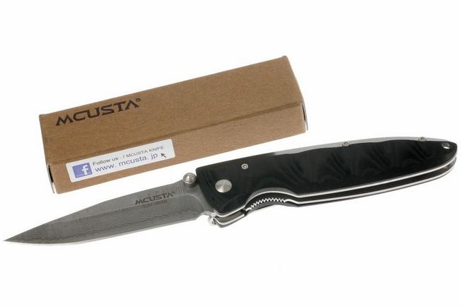Image for Mcusta Damascus, handle/blade: black micarta and Damascus