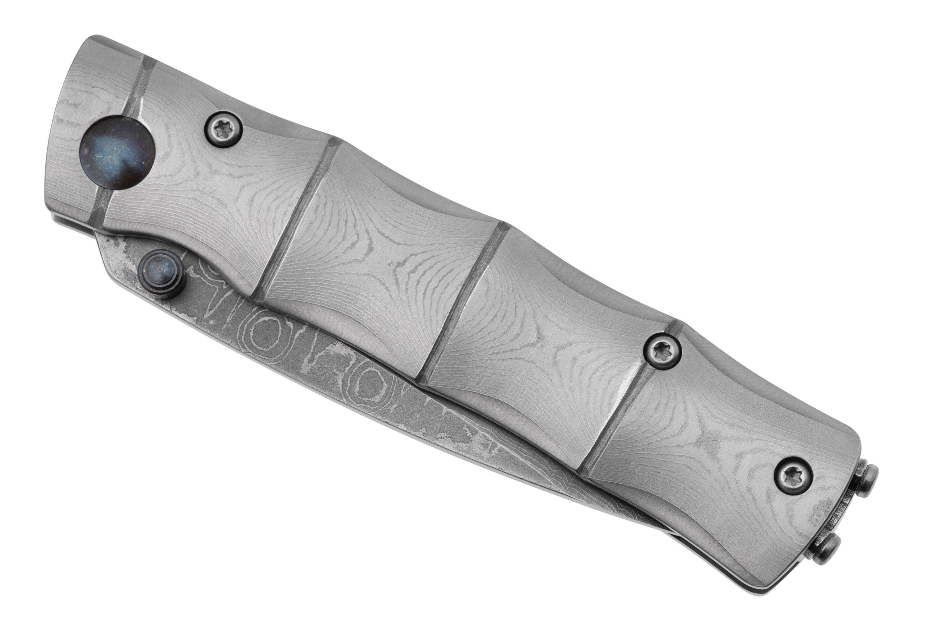 Macデスクトップ noritaka Mcusta MC-33D Shinra Take Folding knife, handle/blade: Damascus