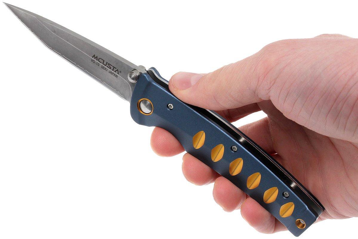 Mcusta MC-42C Katana, blau/goldfarben | Günstiger shoppen bei