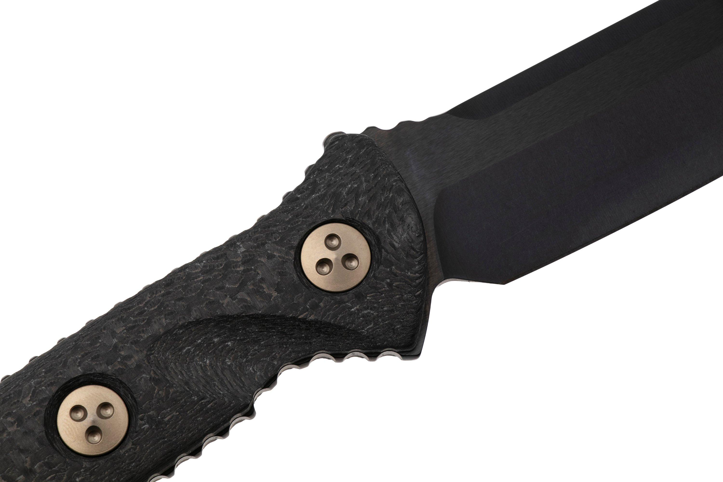 Microtech Socom Alpha Mini 113-1DLCCFS, Black DLC M390, Black