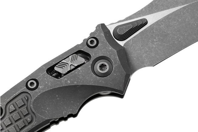 Afbeelding voor Microtech Marfione Select Amphibian 137RL-10APFRMS1, Apocalyptic Stonewashed M390MK, Apocalyptic Frag Titanium zakmes, Tony Marfione design