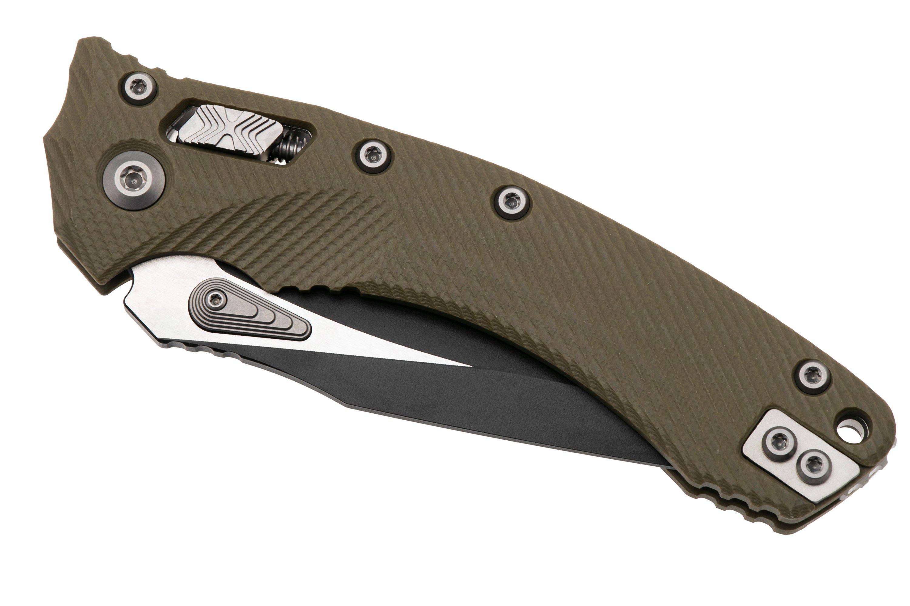 Microtech Amphibian 137RL-2FLGTOD, Two Tone Black M390MK, Fluted OD ...