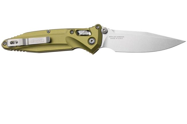 Afbeelding voor Microtech Socom Delta Ram-Lok 159RL-10OD, Stonewashed M390MK, OD Green Aluminium, zakmes