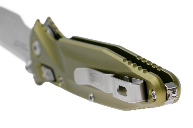 Afbeelding voor Microtech Socom Delta Ram-Lok 159RL-10OD, Stonewashed M390MK, OD Green Aluminium, zakmes