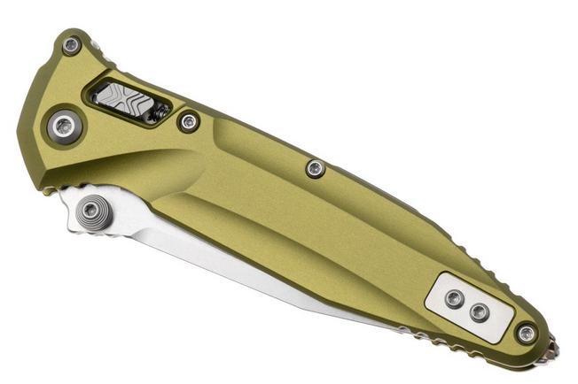 Afbeelding voor Microtech Socom Delta Ram-Lok 159RL-10OD, Stonewashed M390MK, OD Green Aluminium, zakmes