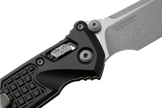 Afbeelding voor Microtech Socom Delta 160RL-10APFR, Apocalyptic Stonewashed M390MK, Black Frag Aluminum zakmes