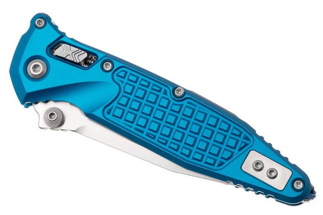 Afbeelding voor Microtech Socom Ram-Lok 160RL-10FRBL, Stonewashed M390MK, Blue Frag Aluminium, zakmes