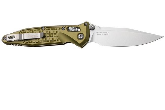 Afbeelding voor Microtech Socom Ram-Lok 160RL-10FROD, Stonewashed M390MK, OD Green Frag Aluminium, zakmes