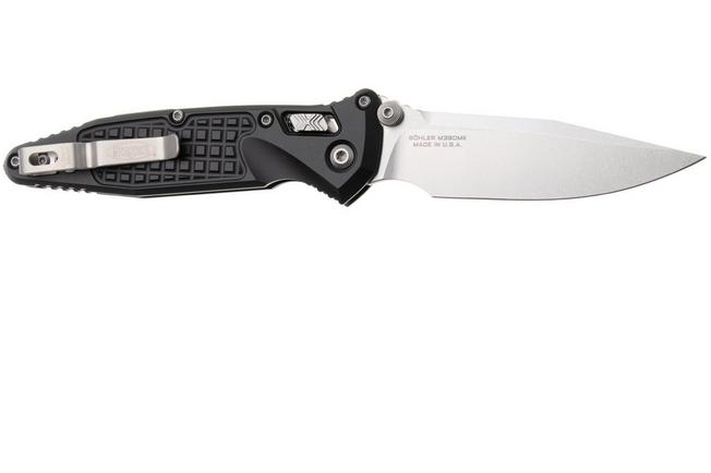 Afbeelding voor Microtech Socom Ram-Lok 160RL-10FR, Stonewashed M390MK, Black Frag Aluminium, zakmes