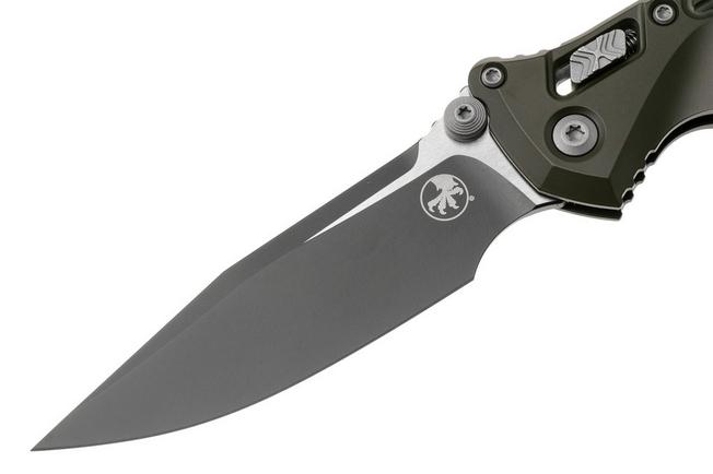 Afbeelding voor Microtech Socom Ram-Lok 160RL-1FRCMPOD-Z13 Magpul OD-Green Cerakote M390MK Clippoint, Magpul OD-Green Frag Aluminum, zakmes