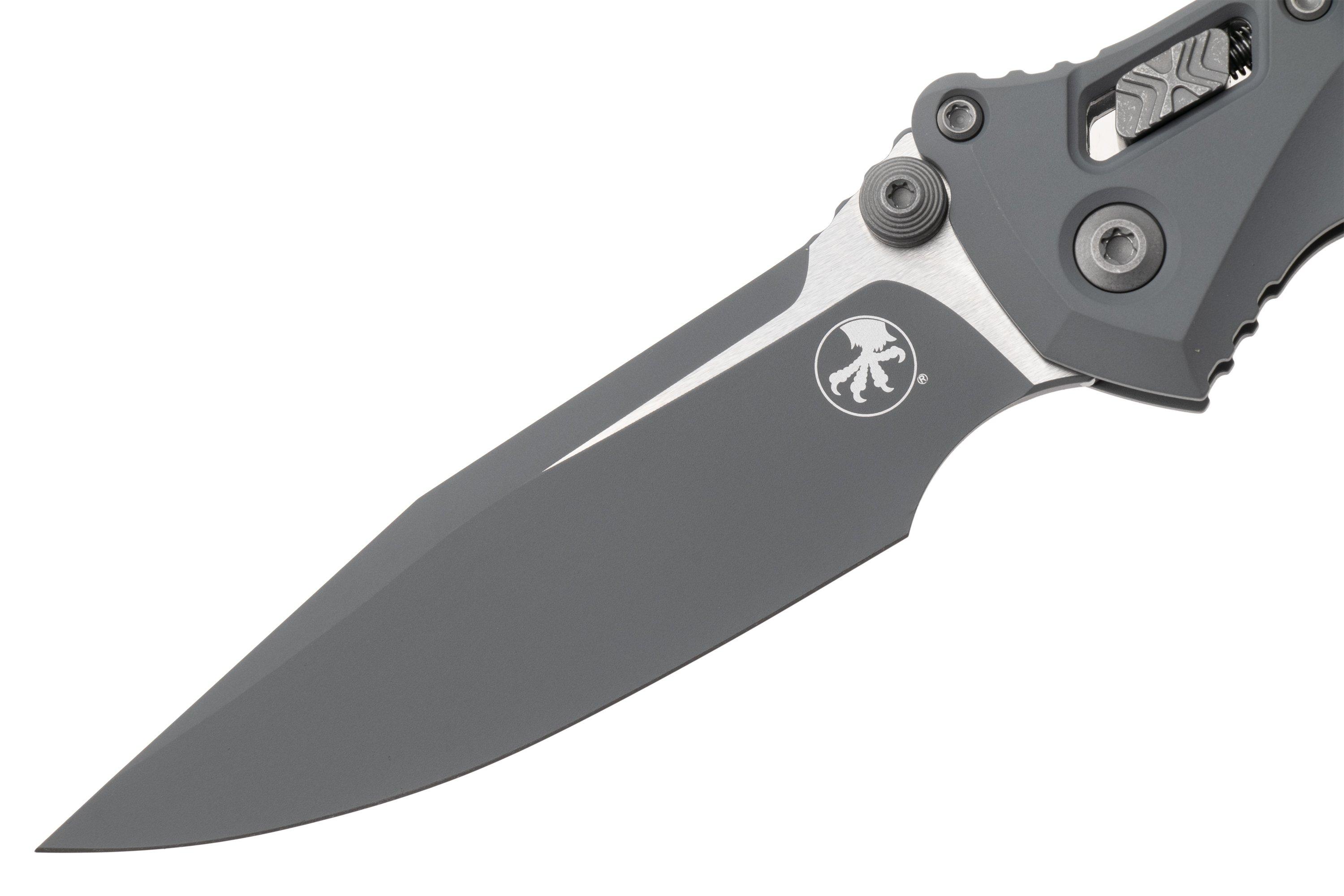 Microtech Socom Ram-Lok 160RL-1FRCSM-Z13, Storm Grey Cerakote M390MK ...