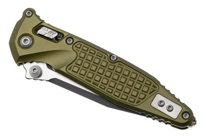Afbeelding voor Microtech Socom Ram-Lok 160RL-1FROD, Two Tone Black M390MK, OD Green Frag Aluminium, zakmes