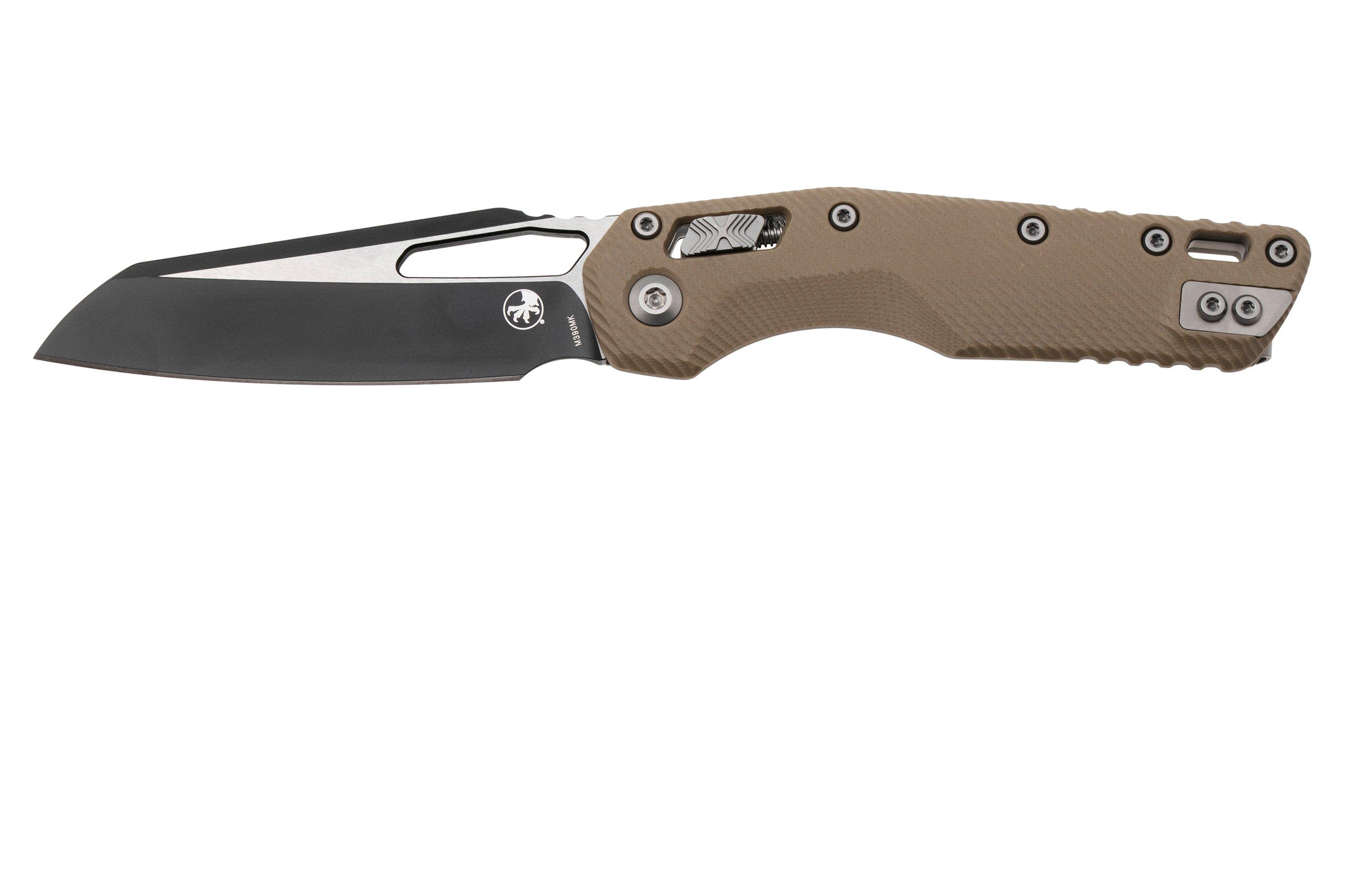 Microtech MSI Standard Issue 210-1FLGTTA, Two Tone Black M390MK, Fluted ...