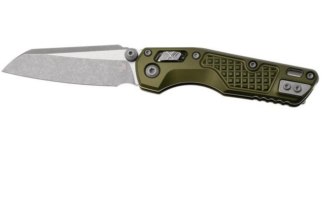 Bild für Microtech MSI Standard Issue Mini 210M-10APFROD, Stonewashed M390MK, OD-Green Frag Aluminum Taschenmesser