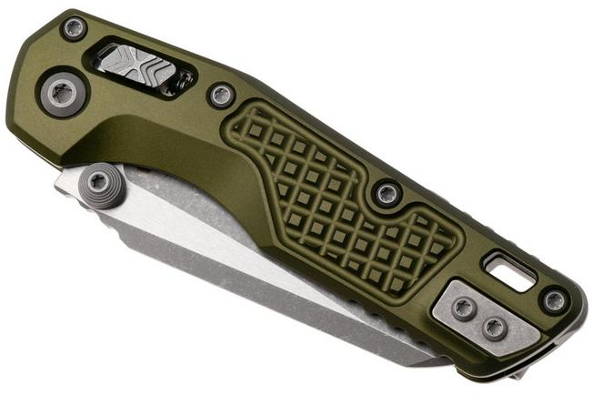 Bild für Microtech MSI Standard Issue Mini 210M-10APFROD, Stonewashed M390MK, OD-Green Frag Aluminum Taschenmesser