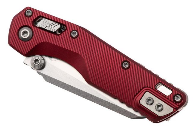 Afbeelding voor Microtech MSI Standard Issue Mini 210M-10FLMR, Stonewashed M390MK, Fluted Merlot Aluminium, zakmes