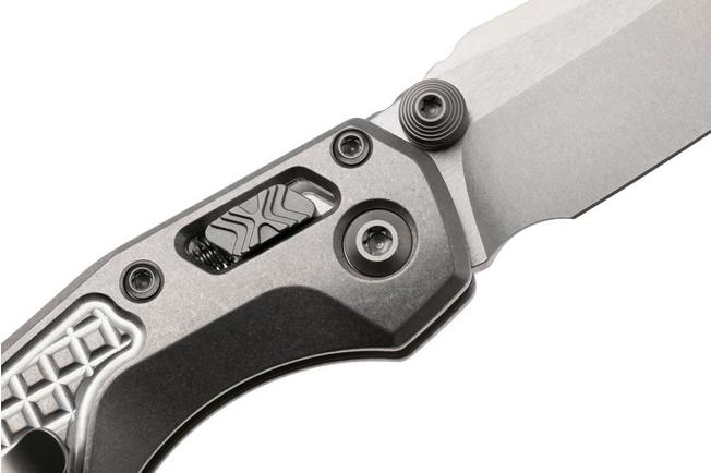 Afbeelding voor Microtech Marfione Select MSI Standard Issue Mini 210M-10FRMS4, Stonewashed M390MK, Frag Titanium, Purple Accents, zakmes, Tony Marfione design