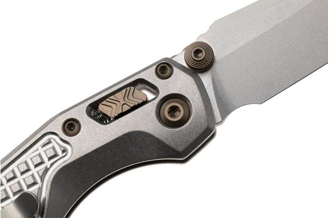 Afbeelding voor Microtech Marfione Select MSI Standard Issue Mini 210M-10FRMS5, Stonewashed M390MK, Frag Titanium, Flamed Accents, zakmes, Tony Marfione design