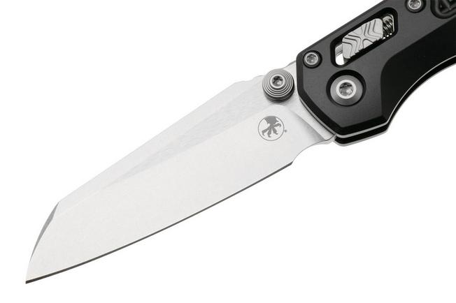 Afbeelding voor Microtech MSI Standard Issue Mini 210M-10FR, Stonewashed M390MK, Black Frag Aluminum zakmes