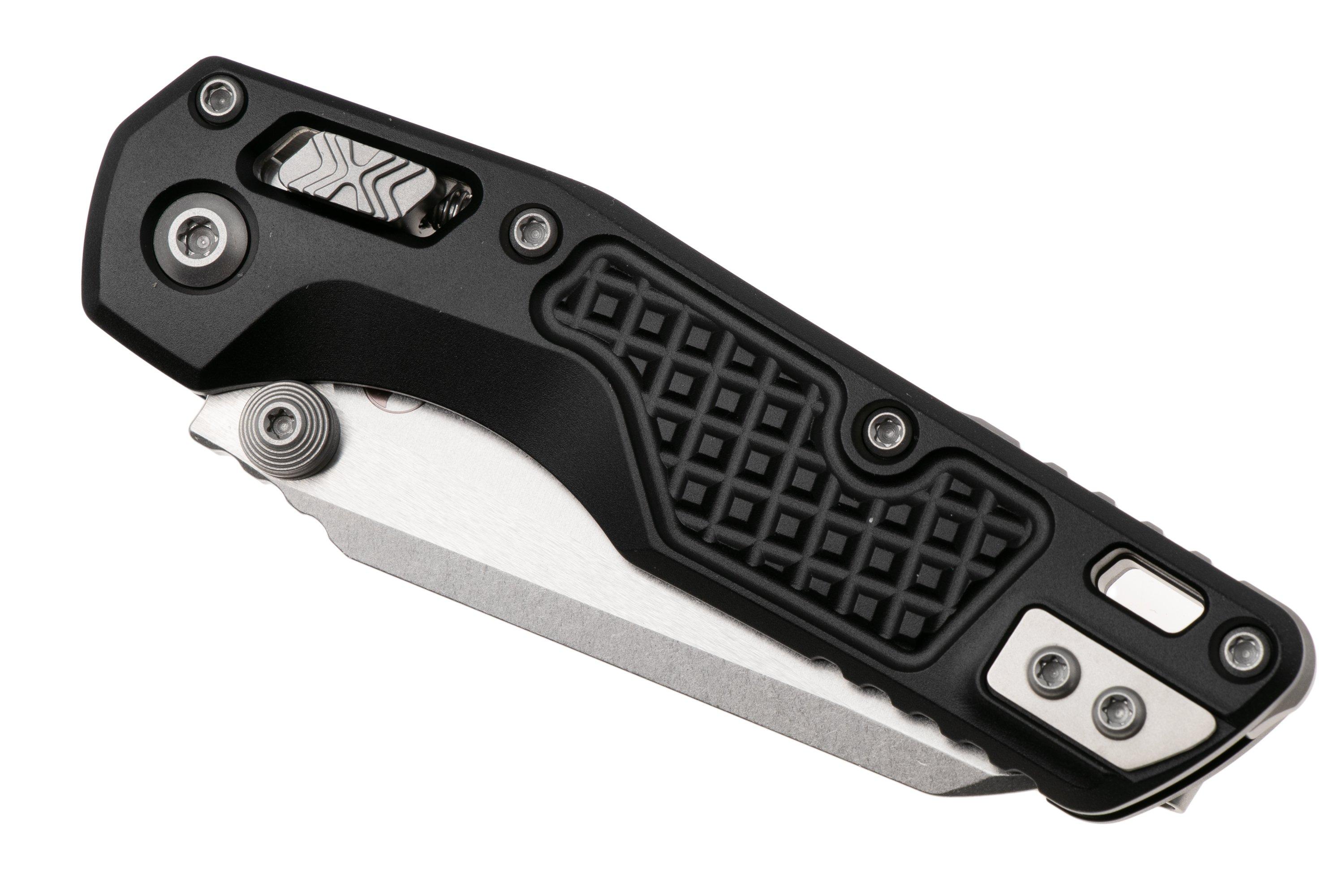 Microtech MSI Standard Issue Mini 210M-10FR, Stonewashed M390MK, Black ...
