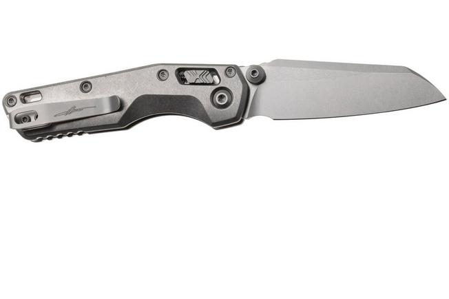 Afbeelding voor Microtech Marfione Select MSI Standard Issue Mini 210M-10MS2, Stonewashed M390MK, Slab Titanium, Bronze Accents, zakmes, Tony Marfione design